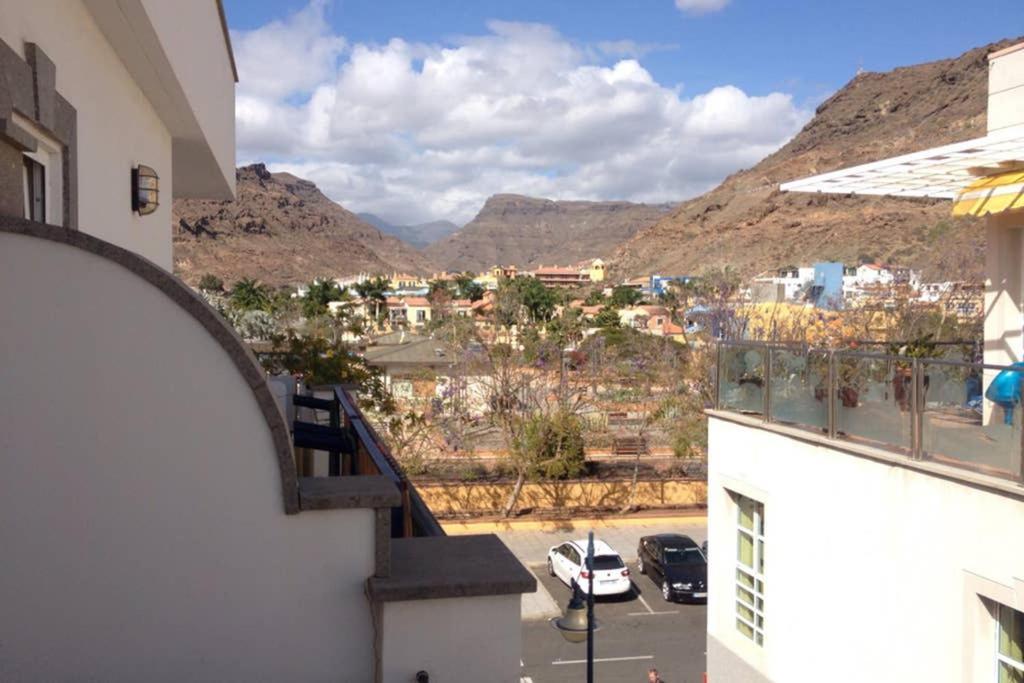 פוארטו דה מוגן Schoene Wohnung Direkt Am Meer Mit Meerblick, Wlan מראה חיצוני תמונה